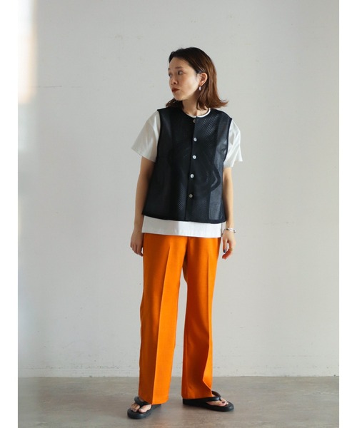 NOMBRE IMPAIR シャンブレートロ イージースカート 91982352b_b_85_500.jpg