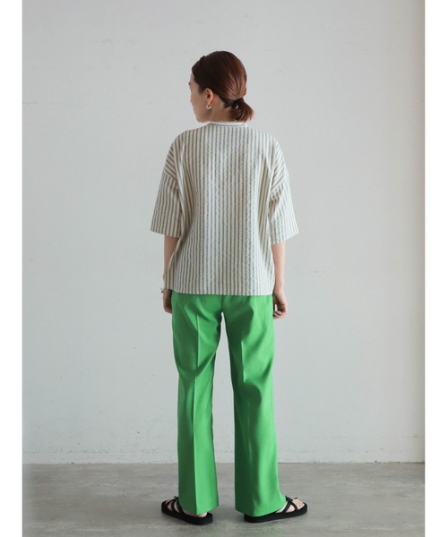 シャンブレートロ イージーフレアパンツ | NOMBRE IMPAIR