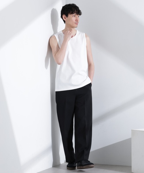 NANO universe（ナノユニバース）の「アンチスメル タンクトップ（タンクトップ・メンズ・ブラック/グレー/ホワイト・L/M/S）」の8枚目の写真