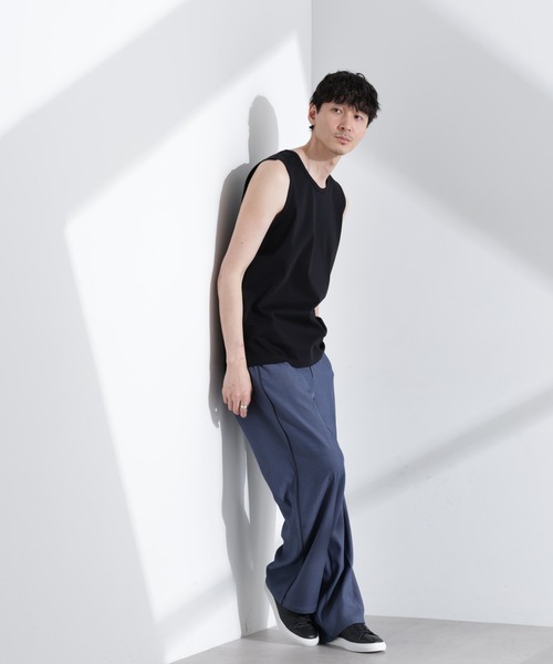 NANO universe（ナノユニバース）の「アンチスメル タンクトップ（タンクトップ・メンズ・ブラック/グレー/ホワイト・L/M/S）」の19枚目の写真