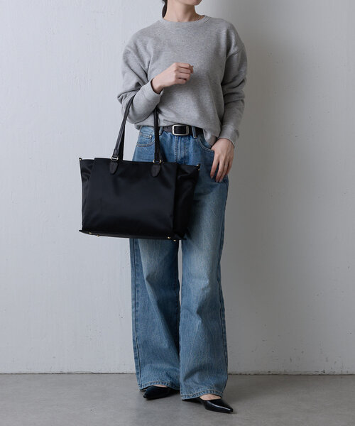 russet（ラシット）の「［15インチPC収納可能］お仕事トートバッグ(CE-1517)（トートバッグ・レディース・ブラック/ブラック×ブルー・FREE）」の19枚目の写真