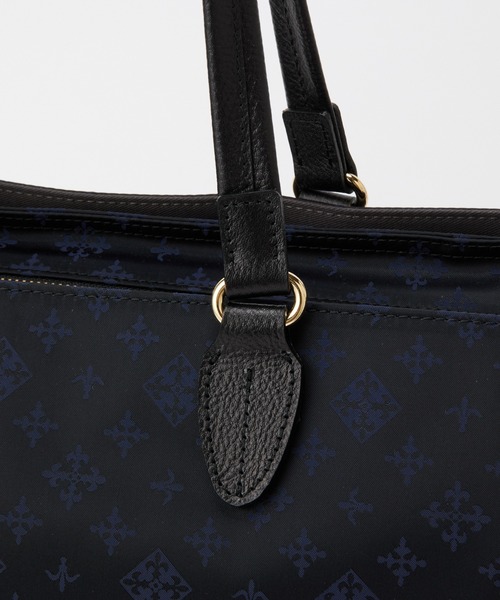 russet（ラシット）の「［15インチPC収納可能］お仕事トートバッグ(CE-1517)（トートバッグ・レディース・ブラック/ブラック×ブルー・FREE）」の16枚目の写真