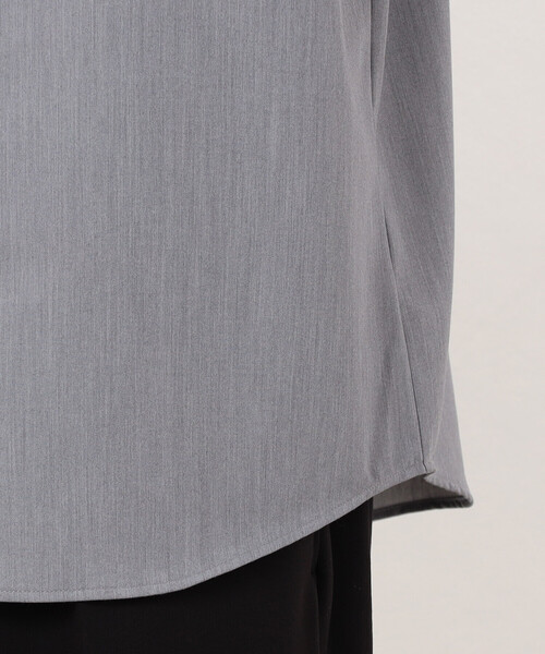 COMME CA ISM（コムサイズム）の「【セットアップ対応】ウールライク 五分袖 バンドカラーシャツ（シャツ/ブラウス・メンズ・ホワイト/ベージュ/ブラック/グレー・LARGE/MEDIUM/SMALL）」の20枚目の写真