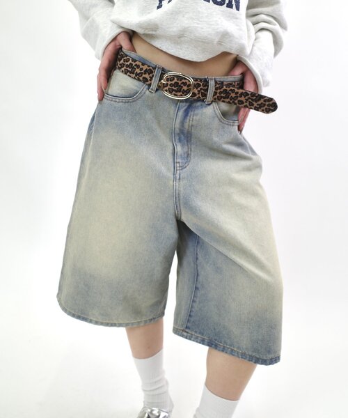 WHO'S WHO gallery（フーズフーギャラリー）の「アソート柄ベルト /ヒョウ柄(レオパード、カモ柄)（ベルト・レディース・ブラウン/グレー/オフホワイト/カーキ・FREE）」の11枚目の写真