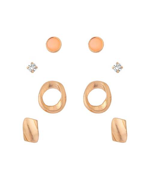 ANEMONE（アネモネ）の「【オンライン限定】マルチデザインピアス[4ペアセット]（ピアス（両耳用）・レディース・ゴールド/シルバー・FREE）」の2枚目の写真