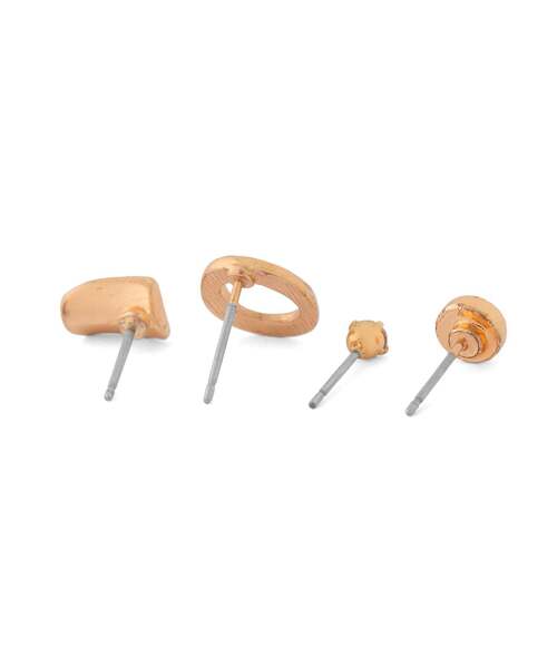ANEMONE（アネモネ）の「【オンライン限定】マルチデザインピアス[4ペアセット]（ピアス（両耳用）・レディース・ゴールド/シルバー・FREE）」の4枚目の写真