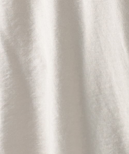 BAYFLOW（ベイフロー）の「[サイドスリット入り]シアーロングシャツ（シャツ/ブラウス・レディース・グレイッシュベージュ/ライトイエロー/チャコール・FREE）」の20枚目の写真