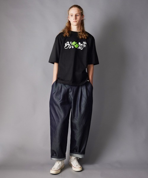 rehacer（レアセル）の「rehacer : Double Tuck Easy Denim Pants /ダブルタック イージー デニムパンツ（デニムパンツ・メンズ・インディゴブルー・SMALL/MEDIUM/LARGE）」の8枚目の写真