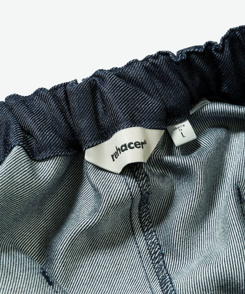rehacer（レアセル）の「rehacer : Double Tuck Easy Denim Pants /ダブルタック イージー デニムパンツ（デニムパンツ・メンズ・インディゴブルー・SMALL/MEDIUM/LARGE）」の19枚目の写真
