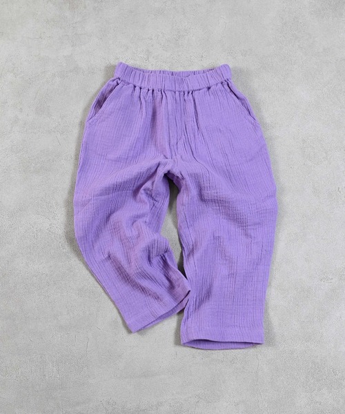 MARKEY'S（マーキーズ）の「ダブルガーゼイージーパンツ（その他パンツ・キッズ・ブラック/ラベンダー/イエロー・90/100/110/120/130/140/150）」の2枚目の写真