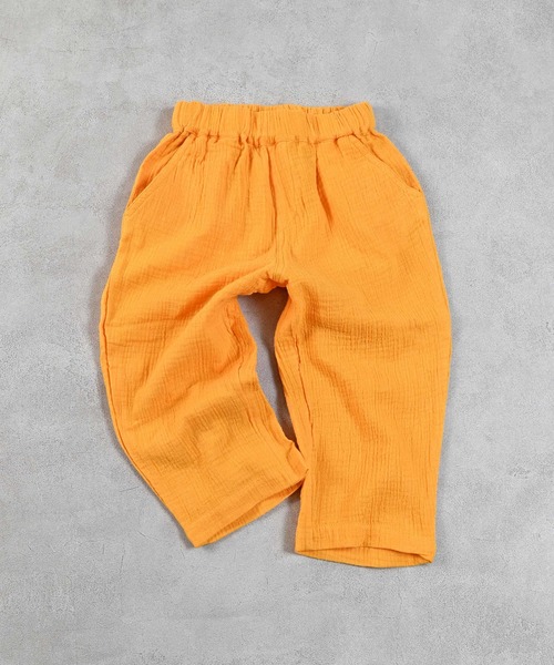 MARKEY'S（マーキーズ）の「ダブルガーゼイージーパンツ（その他パンツ・キッズ・ブラック/ラベンダー/イエロー・90/100/110/120/130/140/150）」の3枚目の写真