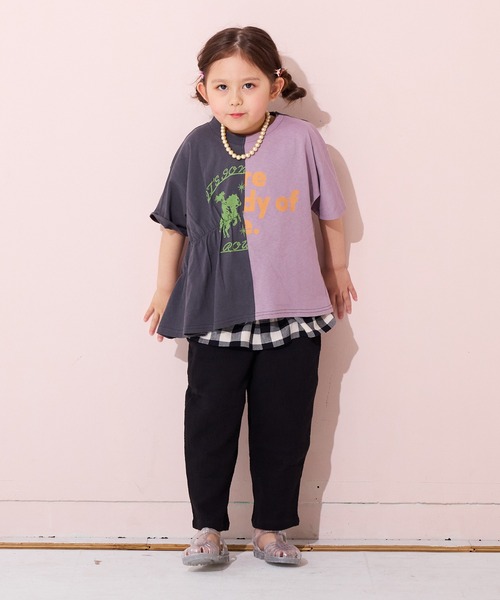 MARKEY'S（マーキーズ）の「ダブルガーゼイージーパンツ（その他パンツ・キッズ・ブラック/ラベンダー/イエロー・90/100/110/120/130/140/150）」の14枚目の写真
