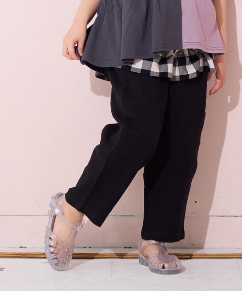 MARKEY'S（マーキーズ）の「ダブルガーゼイージーパンツ（その他パンツ・キッズ・ブラック/ラベンダー/イエロー・90/100/110/120/130/140/150）」の19枚目の写真