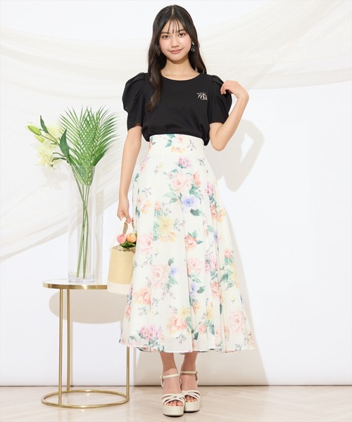 WILLSELECTION（ウィルセレクション）の「タックスリーブロゴ刺繍トップス（Tシャツ/カットソー・レディース・ブラック/オフホワイト/ピンク/ミント・FREE）」の19枚目の写真