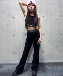RandS/R（ランズアール）の「RSゴムフレアパンツ（その他パンツ）」