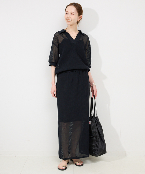 SLOBE IENA
HAMILTONダブルフェイスウールショートコクーンコート SLOBE IENA（スローブイエナ）の「サテンキャミワンピース