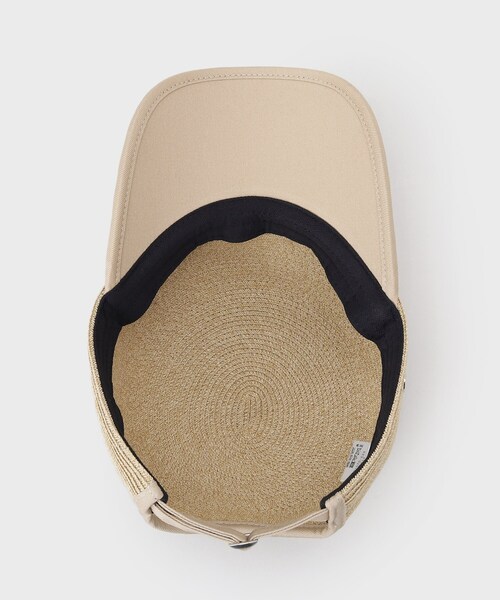 GALLEST（ギャレスト）の「ストローキャップ（キャップ・レディース・ベージュ/ブラック・00）」の8枚目の写真