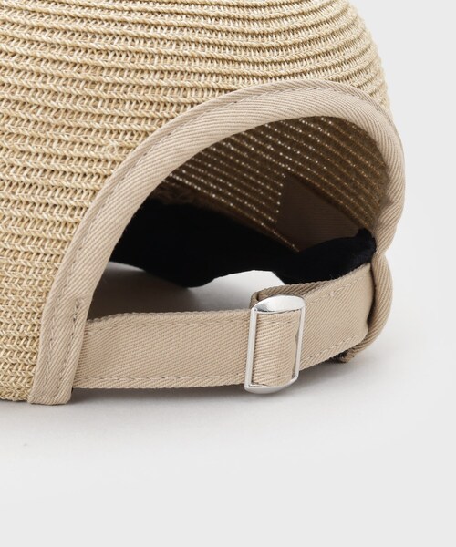 GALLEST（ギャレスト）の「ストローキャップ（キャップ・レディース・ベージュ/ブラック・00）」の9枚目の写真