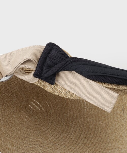 GALLEST（ギャレスト）の「ストローキャップ（キャップ・レディース・ベージュ/ブラック・00）」の10枚目の写真