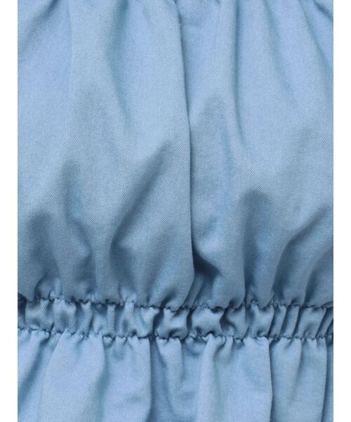 MERCURYDUO（マーキュリーデュオ）の「デニム2WAYオフショル五分袖シャーリングブラウス（シャツ/ブラウス・レディース・ライトブルー/インディゴブルー・FREE）」の20枚目の写真