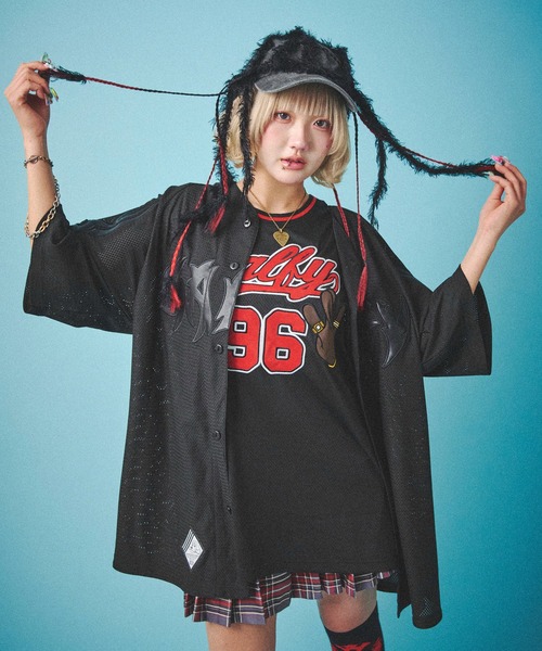 GALFY(ガルフィー)の「GALFY-部族長メッシュシャツ(その他トップス・メンズ・ブラック/ホワイト・L/XL)」の15枚目の写真