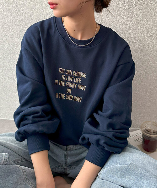 セール】【WEB限定】刺繍ロゴショートスウェット（スウェット