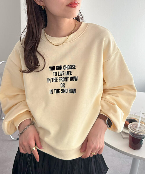 セール】【WEB限定】刺繍ロゴショートスウェット（スウェット