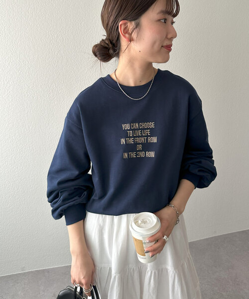 セール】【WEB限定】刺繍ロゴショートスウェット（スウェット