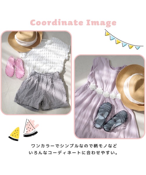 AmiAmi(アミアミ)の「ジェリーキッズサンダル/ラメサンダル(サンダル・キッズ・ピンク/パープル/ブラック・14cm/15cm/16cm/17cm/18cm/19cm)」の4枚目の写真