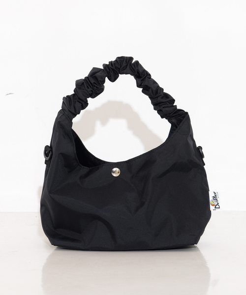 Drifter（ドリフター）の「【Drifter】 ギャザー ハンドル 2WAY バッグ（ハンドバッグ・レディース・ブラック・フリー）」の8枚目の写真