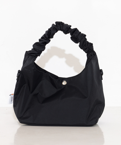 Drifter（ドリフター）の「【Drifter】 ギャザー ハンドル 2WAY バッグ（ハンドバッグ・レディース・ブラック・フリー）」の6枚目の写真