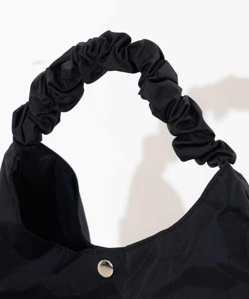 Drifter（ドリフター）の「【Drifter】 ギャザー ハンドル 2WAY バッグ（ハンドバッグ・レディース・ブラック・フリー）」の5枚目の写真