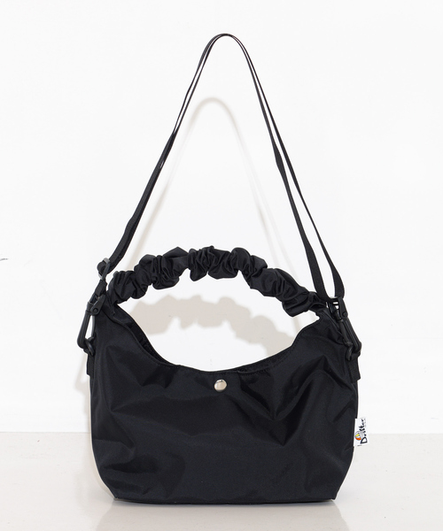 Drifter（ドリフター）の「【Drifter】 ギャザー ハンドル 2WAY バッグ（ハンドバッグ・レディース・ブラック・フリー）」の14枚目の写真