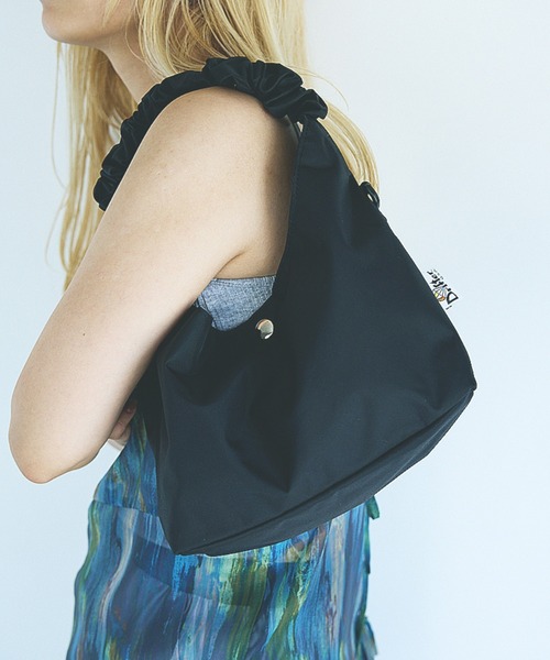 Drifter（ドリフター）の「【Drifter】 ギャザー ハンドル 2WAY バッグ（ハンドバッグ・レディース・ブラック・フリー）」の18枚目の写真