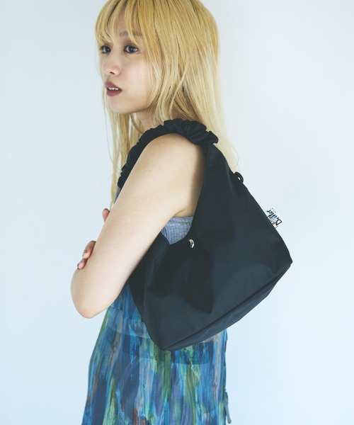 Drifter（ドリフター）の「【Drifter】 ギャザー ハンドル 2WAY バッグ（ハンドバッグ・レディース・ブラック・フリー）」の17枚目の写真
