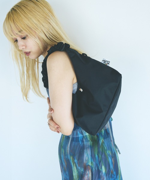 Drifter（ドリフター）の「【Drifter】 ギャザー ハンドル 2WAY バッグ（ハンドバッグ・レディース・ブラック・フリー）」の20枚目の写真