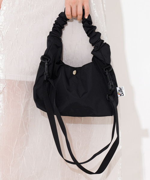 Drifter（ドリフター）の「【Drifter】 ギャザー ハンドル 2WAY バッグ（ハンドバッグ・レディース・ブラック・フリー）」の16枚目の写真