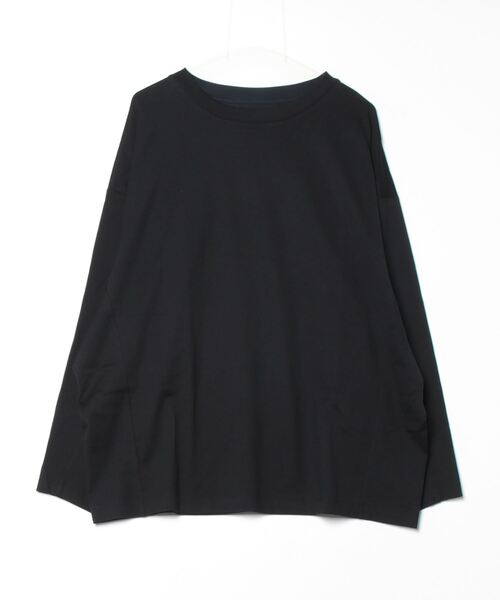 my beautiful landlet(マイビューティフルランドレット)の「【my beautiful landlet】 GIZANDY JERSEY L/S TEE(Tシャツ/カットソー・メンズ・ブラック/オリーブ/ホワイト/レッド/グリーン・1/0)」の2枚目の写真