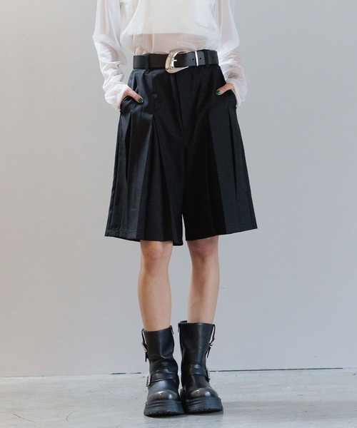 セール】プリーツハーフパンツ（その他パンツ）｜PAGEBOY