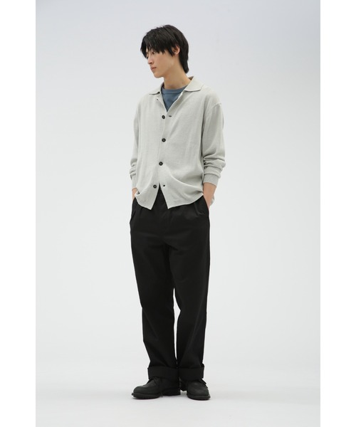 MHL.（エムエイチエル）の「COATED DRY COTTON（カーディガン/ボレロ・メンズ・ネイビー/グレー系その他・MEDIUM/LARGE）」の3枚目の写真