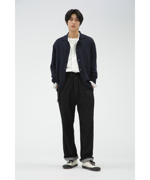 MHL.（エムエイチエル）の「COATED DRY COTTON（カーディガン/ボレロ・メンズ・ネイビー/グレー系その他・MEDIUM/LARGE）」の7枚目の写真