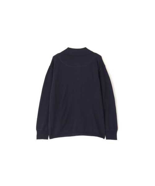 MHL.（エムエイチエル）の「COATED DRY COTTON（カーディガン/ボレロ・メンズ・ネイビー/グレー系その他・MEDIUM/LARGE）」の9枚目の写真