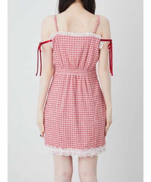 Ank Rouge（アンクルージュ）の「おなかチラ開きアンサンブル（ワンピース・レディース・ピンク/ブラック/レッド・M）」の19枚目の写真