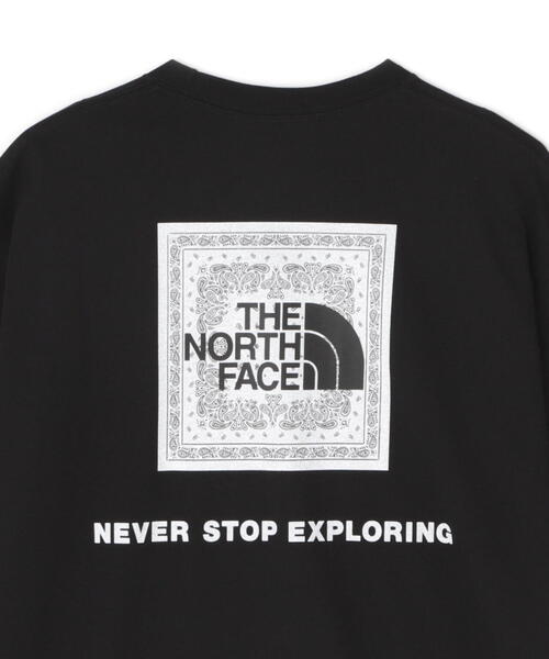 THE NORTH FACE(ザノースフェイス)の「THE NORTH FACE (ザ・ノース・フェイス)S/S Bandana Square logo Tee NT32446 / 吸汗速乾(Tシャツ/カットソー・メンズ・ホワイト/ブラック・L/M/XL)」の12枚目の写真
