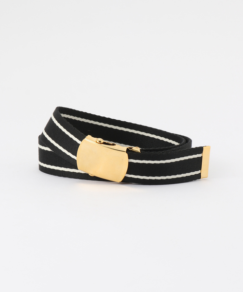 SLOBE IENA（スローブイエナ）の「HaddonJones/ハッドンアンドジョーンズ ラインガチャベルト HL46（ベルト・レディース・ベージュ/ブラック・FREE）」の8枚目の写真