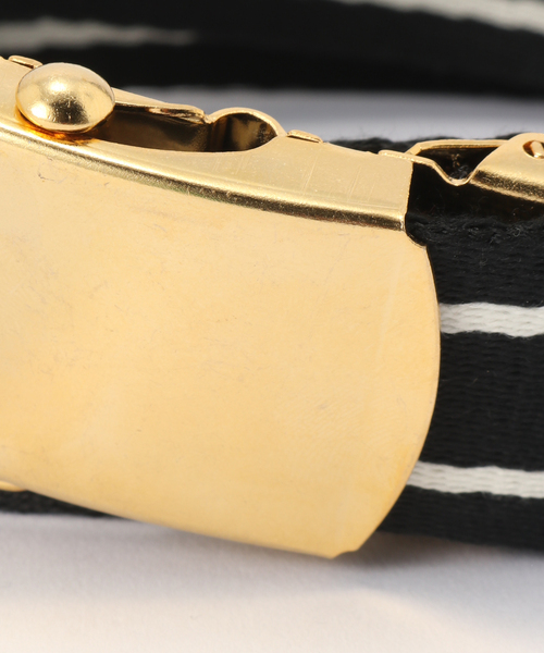 SLOBE IENA（スローブイエナ）の「HaddonJones/ハッドンアンドジョーンズ ラインガチャベルト HL46（ベルト・レディース・ベージュ/ブラック・FREE）」の5枚目の写真