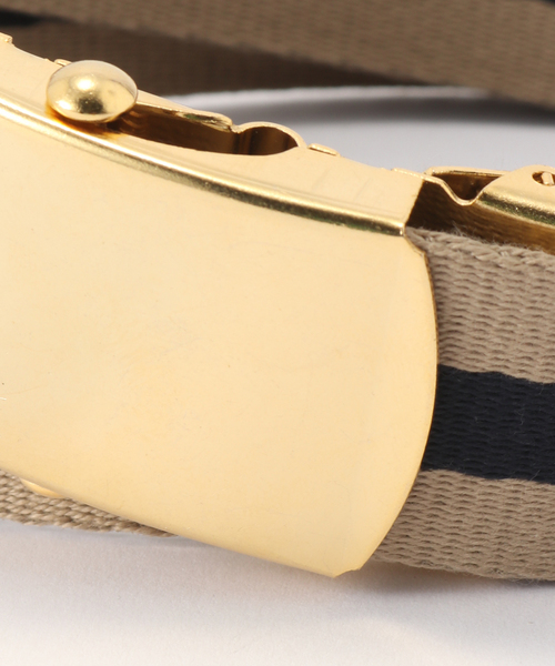 SLOBE IENA（スローブイエナ）の「HaddonJones/ハッドンアンドジョーンズ ラインガチャベルト HL46（ベルト・レディース・ベージュ/ブラック・FREE）」の4枚目の写真