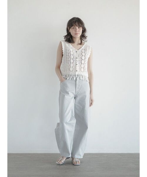FIKA.(フィーカ)の「Scalloped crochet vest(その他トップス・レディース・オフホワイト・MEDIUM)」の17枚目の写真
