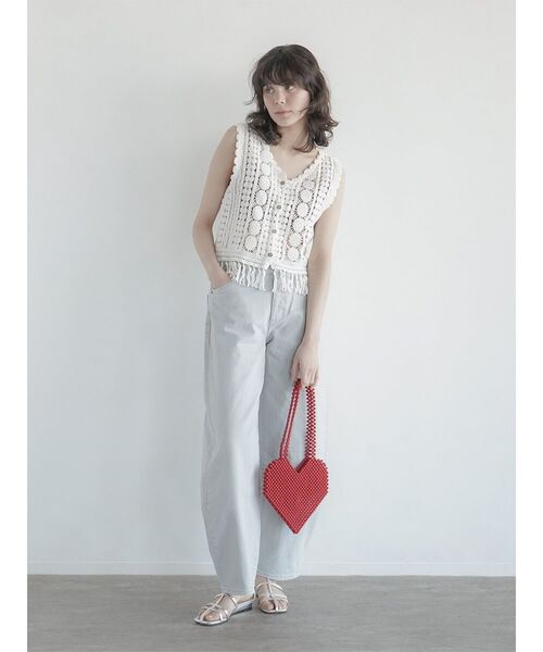 FIKA.(フィーカ)の「Scalloped crochet vest(その他トップス・レディース・オフホワイト・MEDIUM)」の20枚目の写真