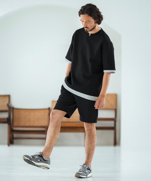 Magine(マージン)の「mp13466-Surf Knit Fabric Short Pants ショートパンツ(その他パンツ・メンズ・ブラック/グレー/チャコール・44/46/48)」の22枚目の写真